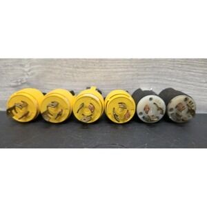 Lot 4 P&S 7554, 2 Hubbell-SS 15A 125V/10A 250V Twist Lock PLUG 3 POLE 3 WIRE E3